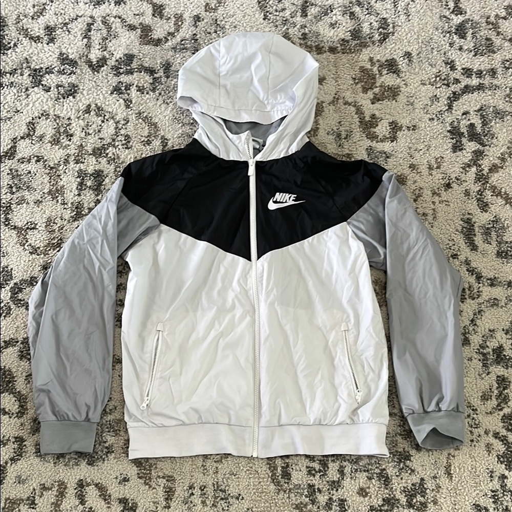 Nike Sportswear Kids Windrunner White Windbreaker Jacket XL
